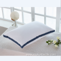 Two line pipping Microfiber pillow for sleeping